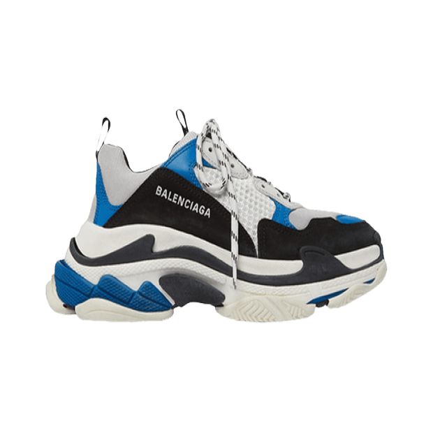 Cheap Balenciaga Triple S Sneaker Black Blue White