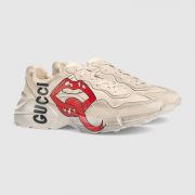 Cheap Gucci Rhyton sneaker with mouth print For Sale