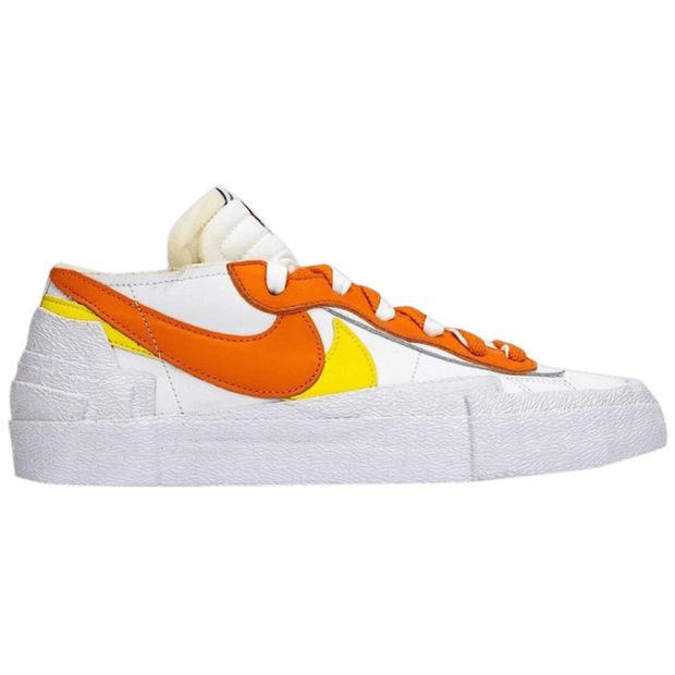 Cheap Nike Blazer Low Sacai White Magma Orange