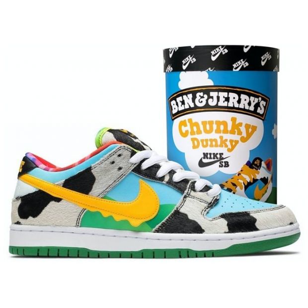 uabat NIKE SB DUNK LOW BEN & JERRY'S CHUNKY DUNKY (F&F PACKAGING)